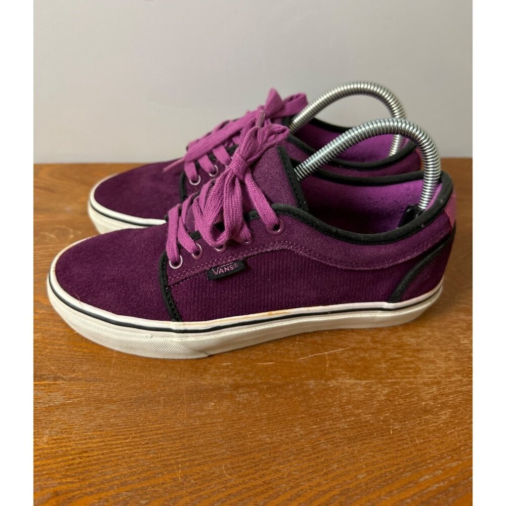 Vans Women's Sneakers in Deep Purple and Black